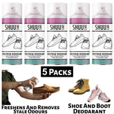 5X Shuu & Boot Deodorant Spray 250ml Shuu Deodorant Spray